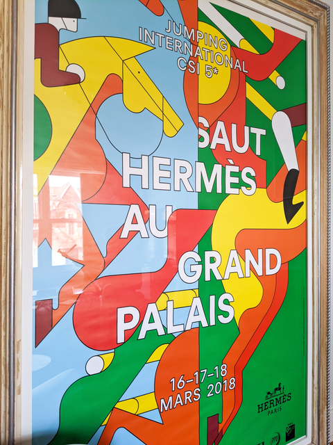 Original Large Poster Saut Hermes 2018 - Big Size