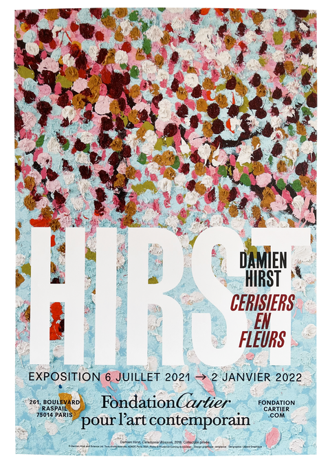 Original Poster Damien Hirst 2021, Paris