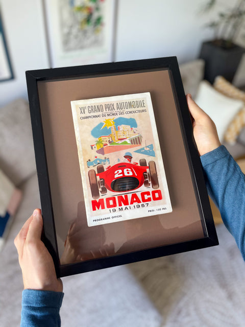 Original Monaco Grand Prix Program 1957