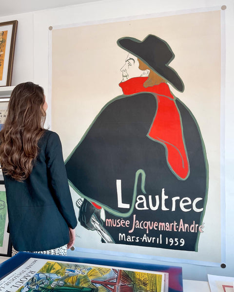 Original Large Poster Toulouse Lautrec, Mourlot - 1959 - Big Size