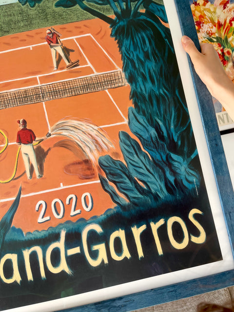 Original Roland Garros Poster 2020 signed