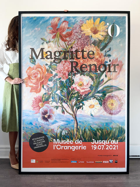 Original Magritte Renoir Poster 2021 - Big Size