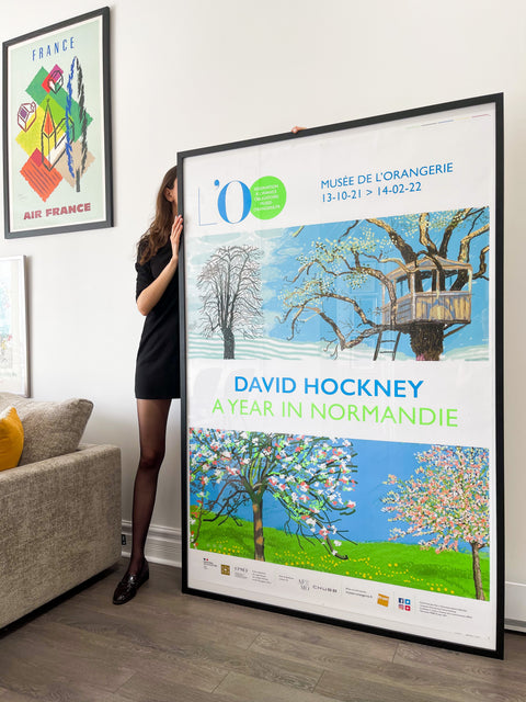 Original Large Poster David Hockney 2021 - Musée De L'Orangerie - Big Size