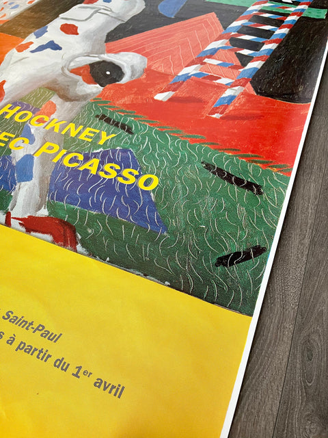 Original David Hockney Poster Musée Picasso, 1999