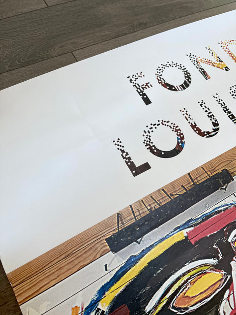 Original Jean-Michel Basquiat Poster - Fondation Louis Vuitton - 2018 "Big Size"