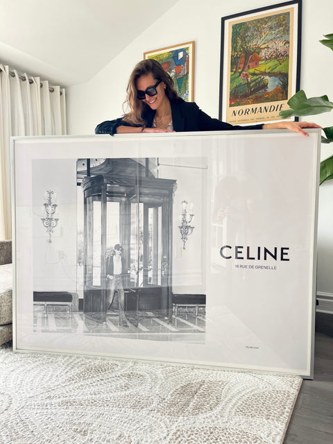 Original Celine Poster 2019 - Monaco Casino Entrance - "Big Size"