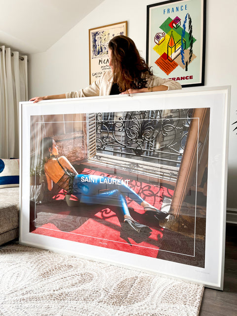 Original Yves Saint Laurent Poster 2019 - Parisian Balcony