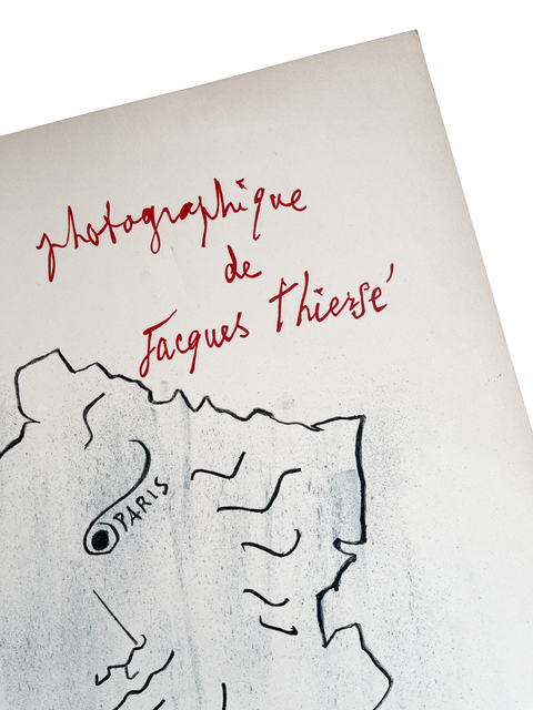Original Poster Jean-Cocteau "Visages de France" 1954 - Arch Paper