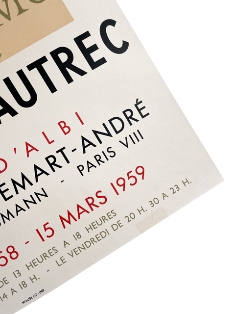 Original Toulouse Lautrec Poster Albi 1959 - Mourlot
