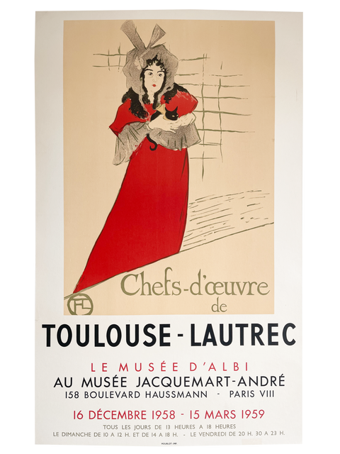 Original Toulouse Lautrec Poster Albi 1959 - Mourlot