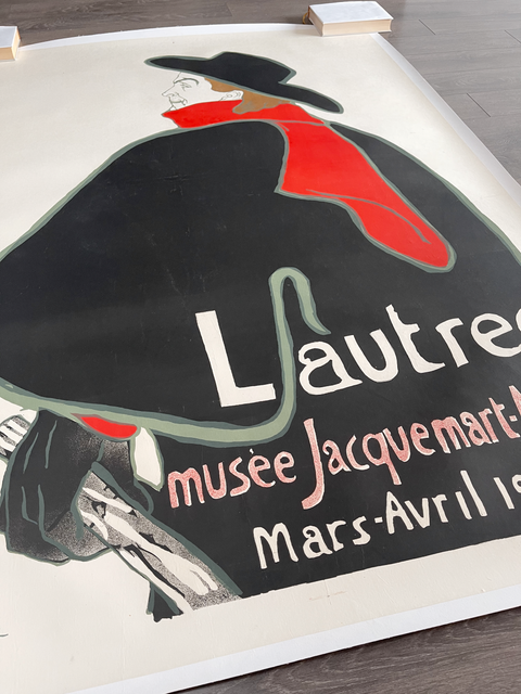 Original Large Poster Toulouse Lautrec, Mourlot - 1959 - Big Size