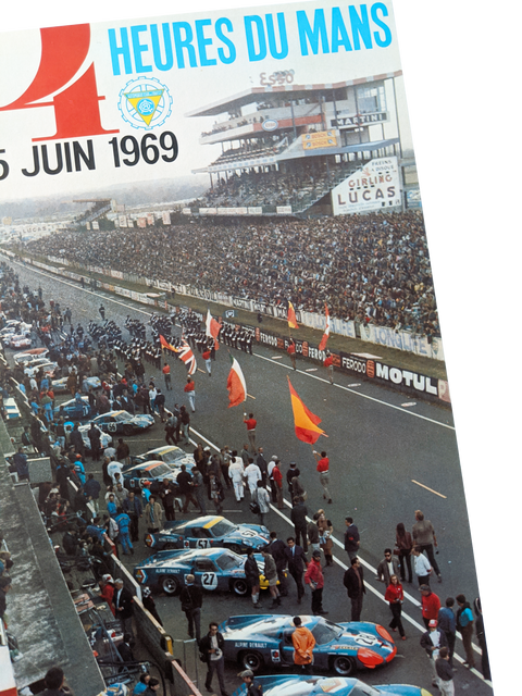 Original Poster Le Mans 24 Hours Race 1969