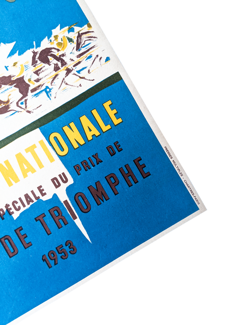 Original Poster Loterie Nationale, Arc De Triomphe - 1953