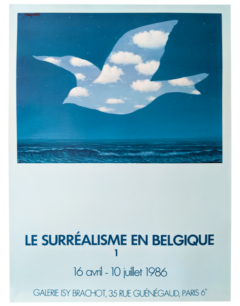 Original Poster Rene Magritte 1986