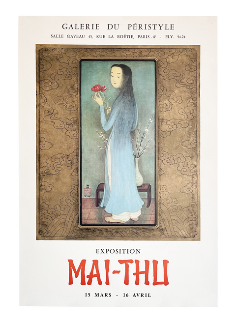 Original Poster Maï-Thu, Galerie Du Péristyle - 1960