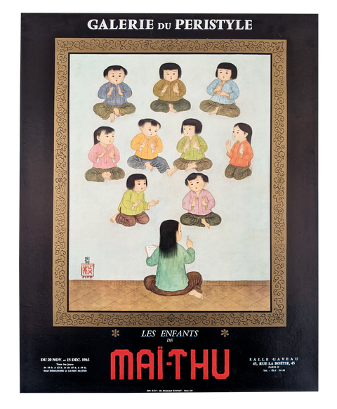 Original Poster Maï-Thu, Galerie Du Peristyle, 1963