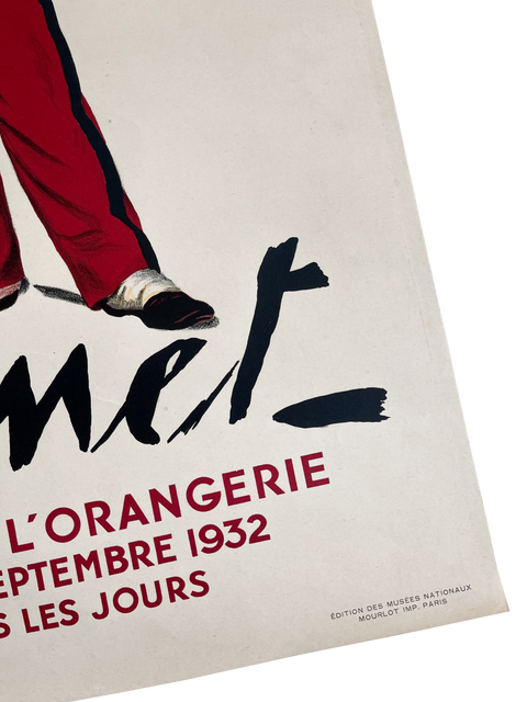 Original Exhibition Poster Édouard Manet, 1932 - MOURLOT