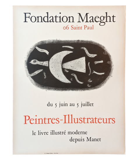 Exhibition Poster Maeght, 1960 - Peintres-Illustrateurs