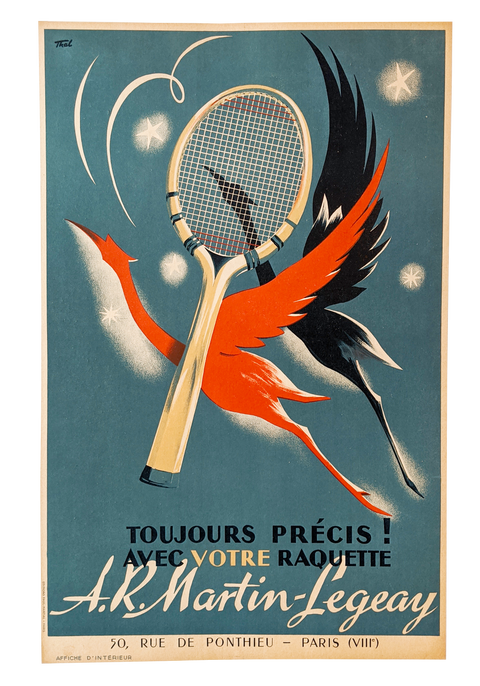 Original Poster Martin Legeay - Tennis