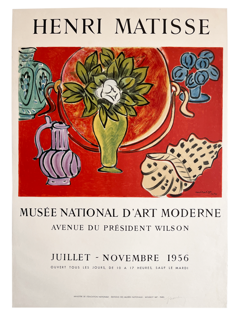 Original Henri Matisse 1956, Signed By Fernand Mourlot