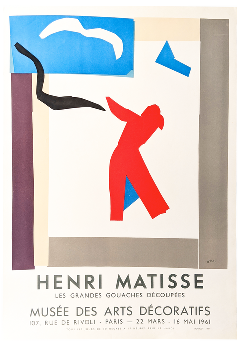 Original Poster Henri Matisse 1961 Musee Des Arts Decoratifs