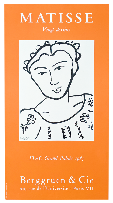 Original Poster Henri Matisse 1985, Grand Palais Paris