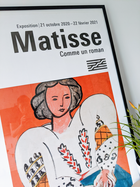Original Exhibition Poster Henri Matisse 2020 - Big Size - 4x6ft