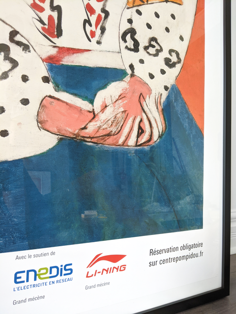 Original Exhibition Poster Henri Matisse 2020 - Big Size - 4x6ft
