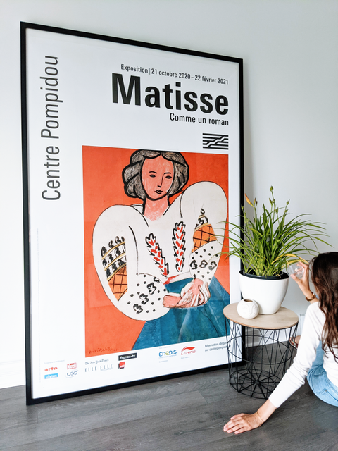 Original Exhibition Poster Henri Matisse 2020 - Big Size - 4x6ft