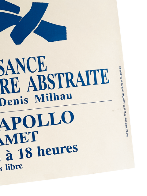 Original Poster Henri Matisse 1991 « Espace Apollo Mazamet »