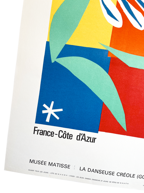 Original Poster Henri Matisse Cote D'Azur - Nice - 1950, Mourlot