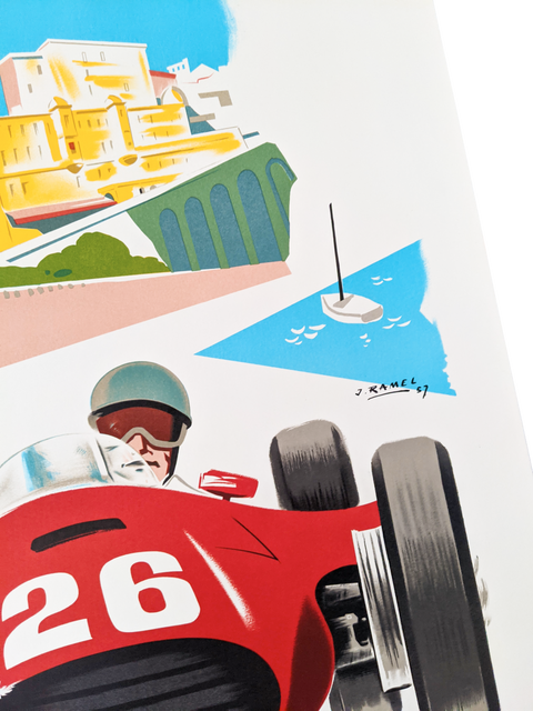 Original Poster Grand Prix Monaco - 1957