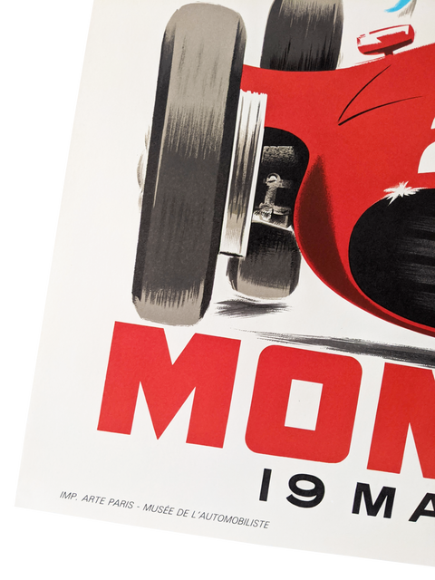 Original Poster Grand Prix Monaco - 1957