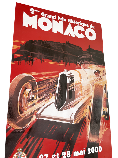 Original Formula 1 Poster - Historique Grand Prix Monaco 2000