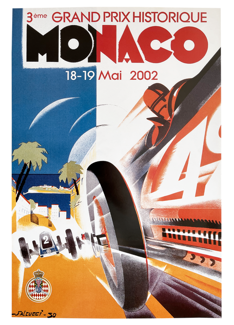 Original Formula 1 Poster - Historique Grand Prix Monaco 2002