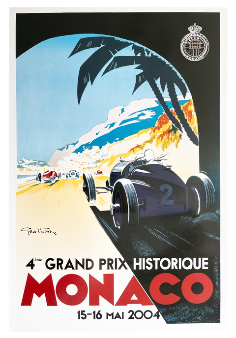 Original Formula 1 Poster - Historique Grand Prix Monaco 2004