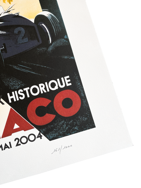 Original Lithographic Poster Monaco Grand Prix Historique 2004, numbered 161/1000 (VIP)