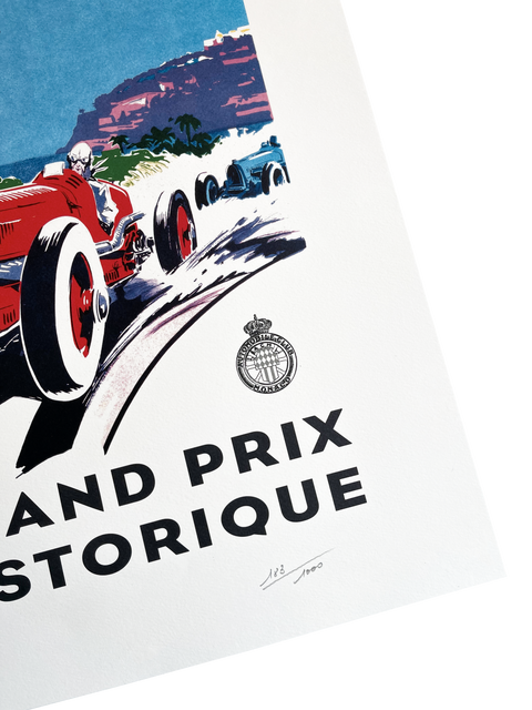 Original Lithographic Poster Monaco Grand Prix Historique 2006, numbered 183/1000 (VIP)