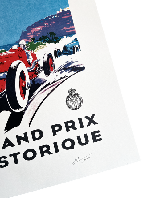 Original Lithographic Poster Monaco Grand Prix Historique 2006, numbered 183/1000