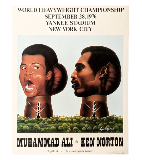 Original Poster Muhammad Ali 1976 Yankee Stadium