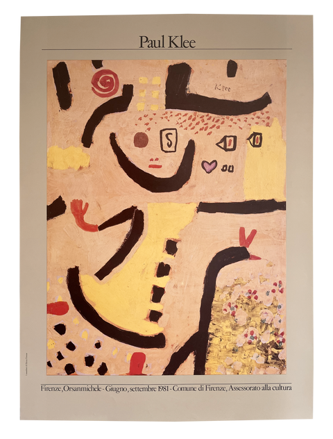 Original Poster Paul Klee Exhibition 1981