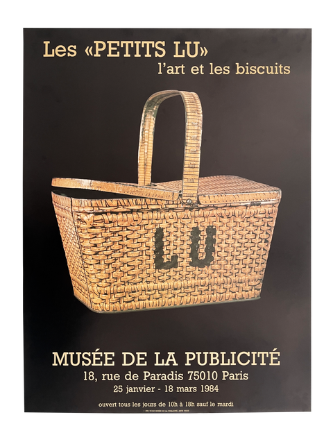 Original Poster Petits LU, Musée Publicité Paris - 1984