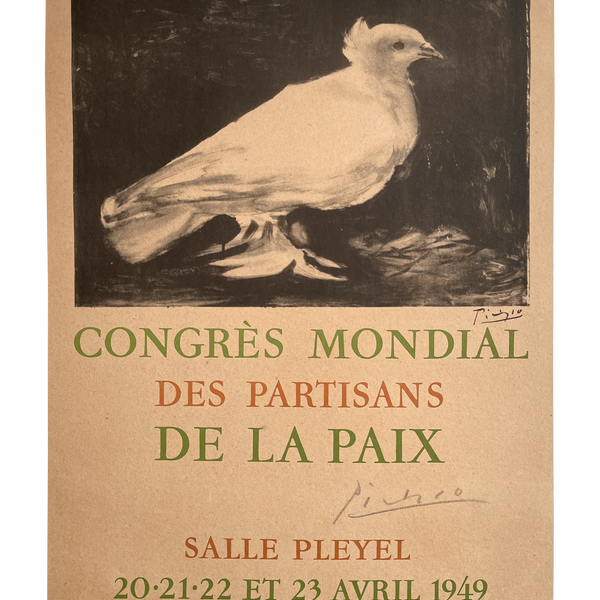 Original Lithographic Poster By Pablo Picasso 