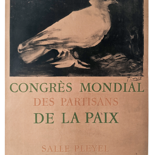 ピカソ 色紙 Pour le mouvement de la paix 1953 Pablo Picasso, La Paix, 1962 - Vintage Lithograph Poster