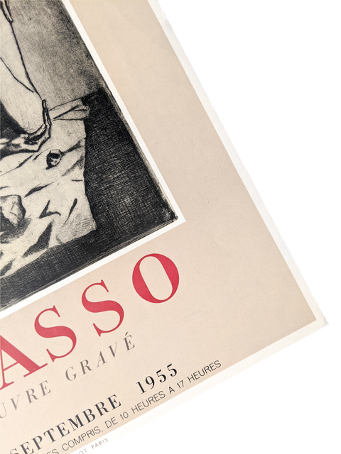 Original Poster By Picasso 1955 - L'oeurvre gravé