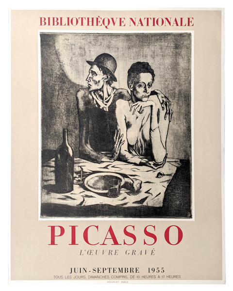 Original Poster By Picasso 1955 - L'oeurvre gravé