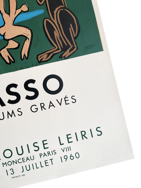 Original Picasso Poster Galerie Louise Leiris 1960