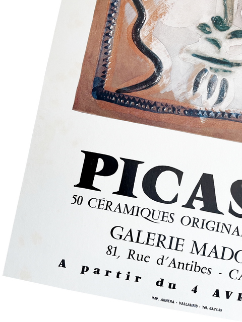 Original Pablo Picasso Poster "Galerie Madoura" 1969