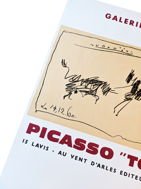 Original Picasso Poster Toros 1961