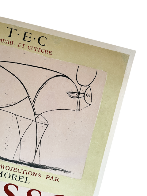 Original Pablo Picasso Poster Sorbonne Paris "Victoire" 1946 - Mourlot